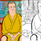 Image for article titled Today in "Hey, what's Bill Murray doing?": Bill Murray becomes a minor league Hall of Famer and a coloring book